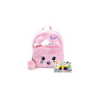 Mochila de Peluche con Kit de Pintura Norma