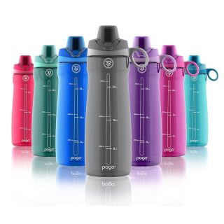 Botella de Agua con Tapa Deslizable de Plástico 1182.9 mL