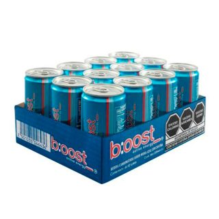 Bebida Carbonatada con Cafeína b:oost 12 piezas de 235 ml