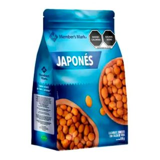 Cacahuates Members Mark Japonés 850 g