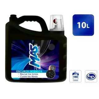 Detergente Líquido MAS Ropa Oscura 10 l