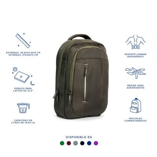 Mochila Para Laptop de Hasta 15.6 Pulgadas