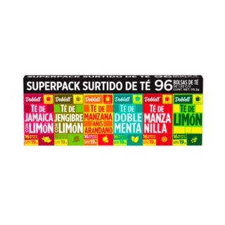 Surtido de Té Doblett 6 Sabores 96 pzas