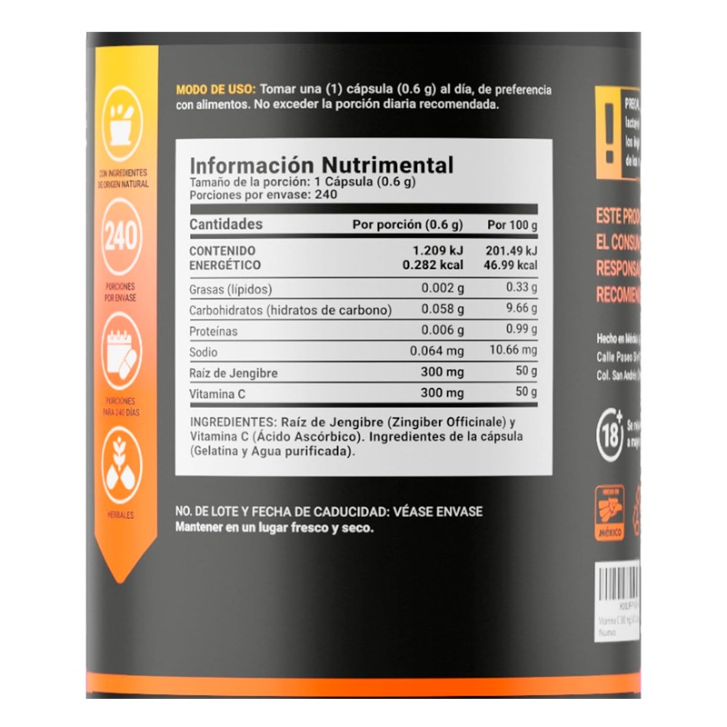 Vitamina C Más Jengibre - Image 3
