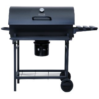 Asador de Carbón Tipo Barril Con Mesas de Trabajo y Termómetro 45 Pulgadas