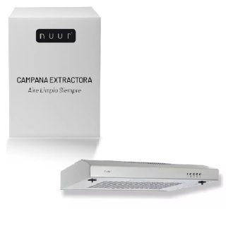 Campana de Pared Acero Inoxidable de 80Cm Con Tres Velocidades y Tres Filtros De Aluminio