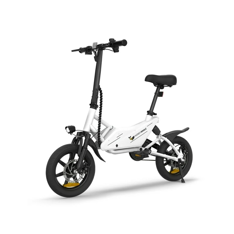 Bicicleta Electrica Plegable Honey Whale S4 Blanco