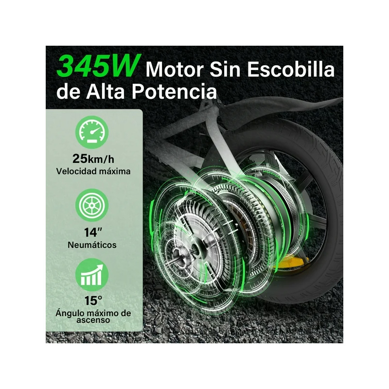 Bicicleta Electrica Plegable Honey Whale S4 Blanco - Image 2