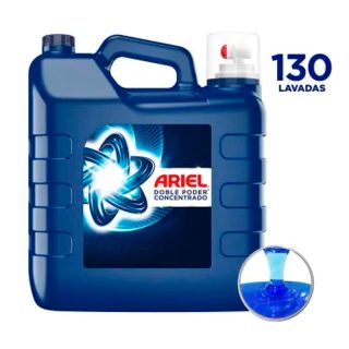 Detergente Líquido Concentrado Ariel Doble Poder 8 L