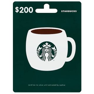 Gift Card Starbucks 200
