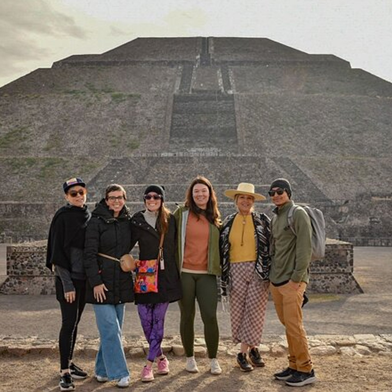 Pirámides de Teotihuacán mañana o tarde