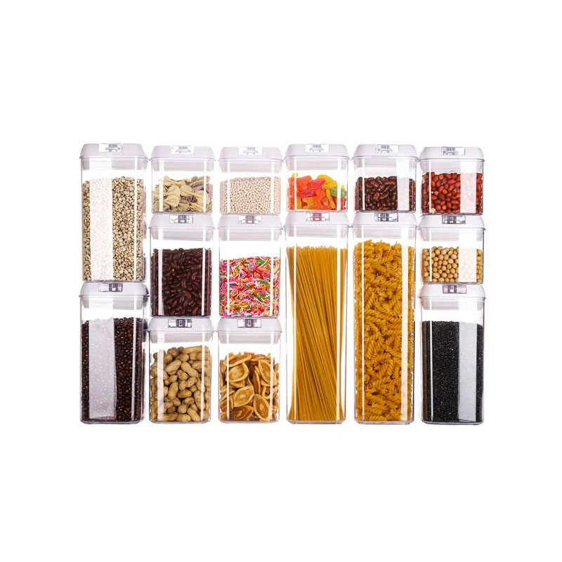 Set de Contenedores de Alimentos AG Box Fliplock Blanco con 15 pzas - Image 2