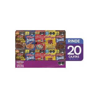 Cereales Kelloggs Surtidos 20 pzas 30 g