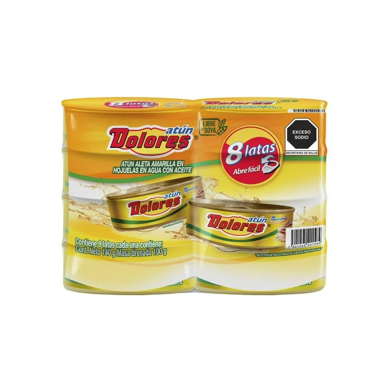Atún en Aceite Dolores 8 pzas de 140 g