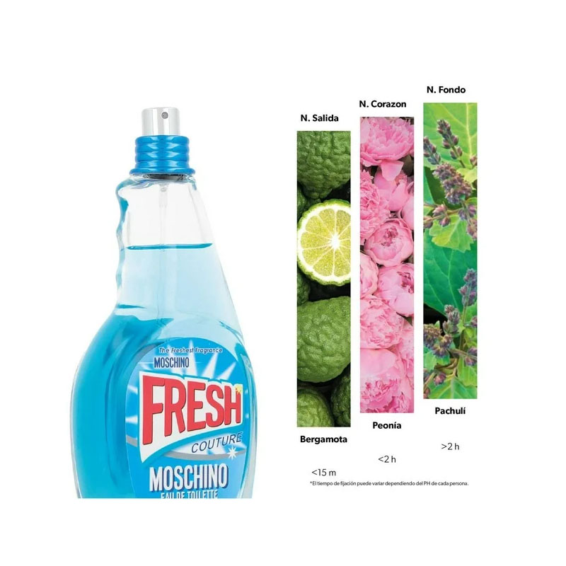 Eau de Toilette Moschino Moschino Fresh Couture para Dama 100 ml - Image 2