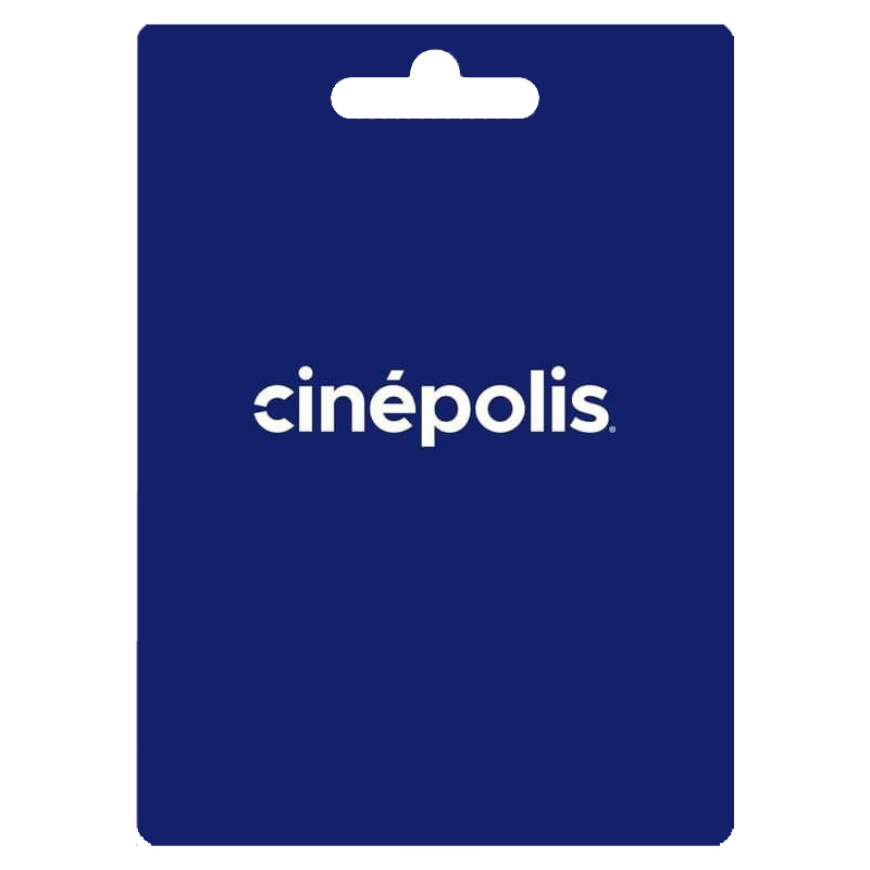 Gift Card Cinepolis Boleto tradicional de L a D
