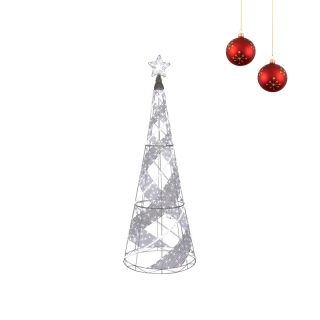 Árbol de Decoración Members Mark con Luces Blanco