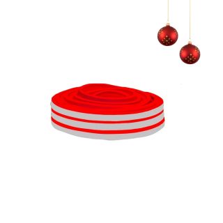 Manguera Navideña Luz Led Neon Roja Doble Vista 10 Metros NaviColors