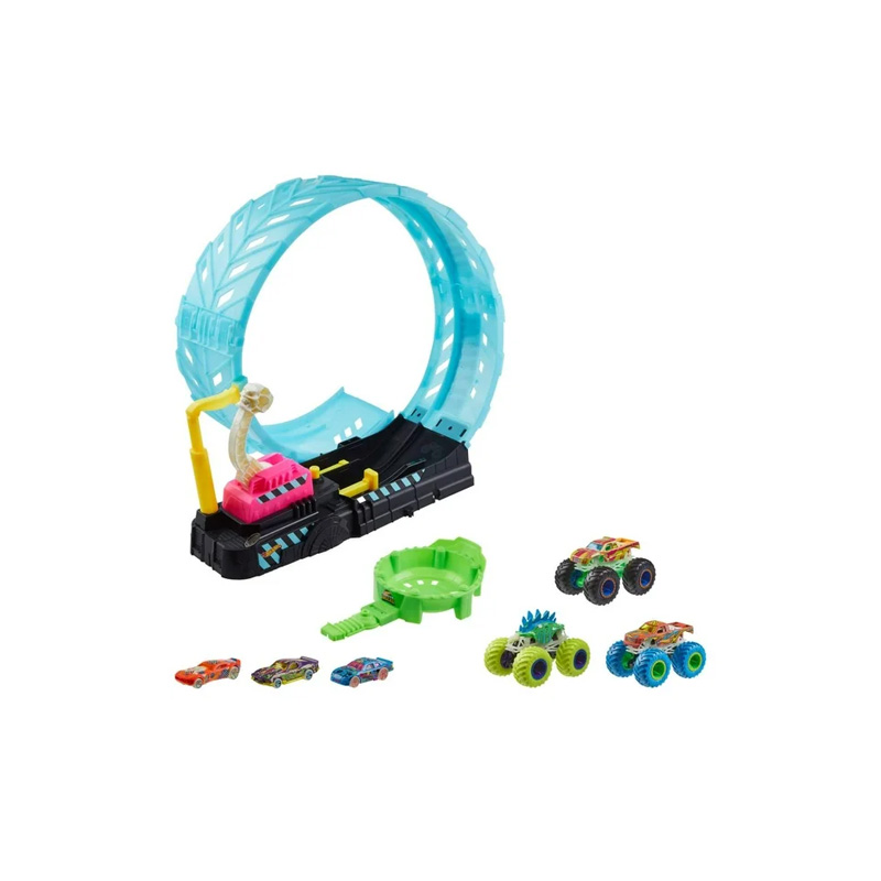 Pista Mattel Hot Wheels Monster Trucks Escorpión Super Impulso - Image 3