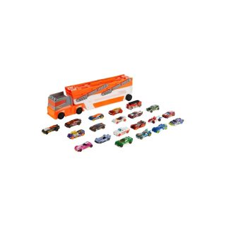 PISTA DE JUGUETE Mattel Hot Wheels Pista de Juguete Mega Remolque + 20 carritos