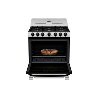 Estufa de Piso MABE 76 cm 30 pulgadas Plata Mercury EM7622BAPS2