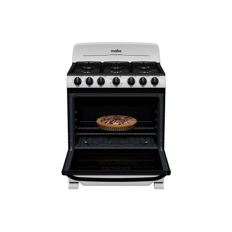 Estufa de Piso MABE 76 cm 30 pulgadas Plata Mercury EM7622BAPS2