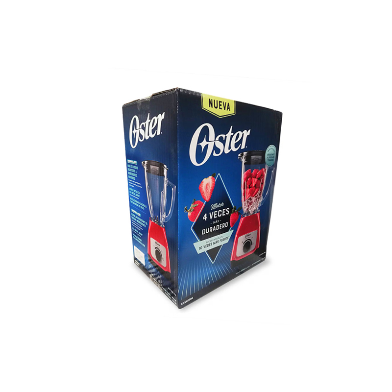 Licuadora Kaliman Vaso Vidrio Roja Rotary - Image 4