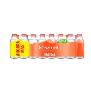 Agua Natural Bonafont 40 pzas de 330 ml