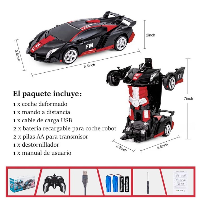 Control Remoto 2 en 1 rojo - Image 2