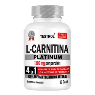 L-carnitina Platinum 1000mg 4 En 1 Testrol 90 Capsulas
