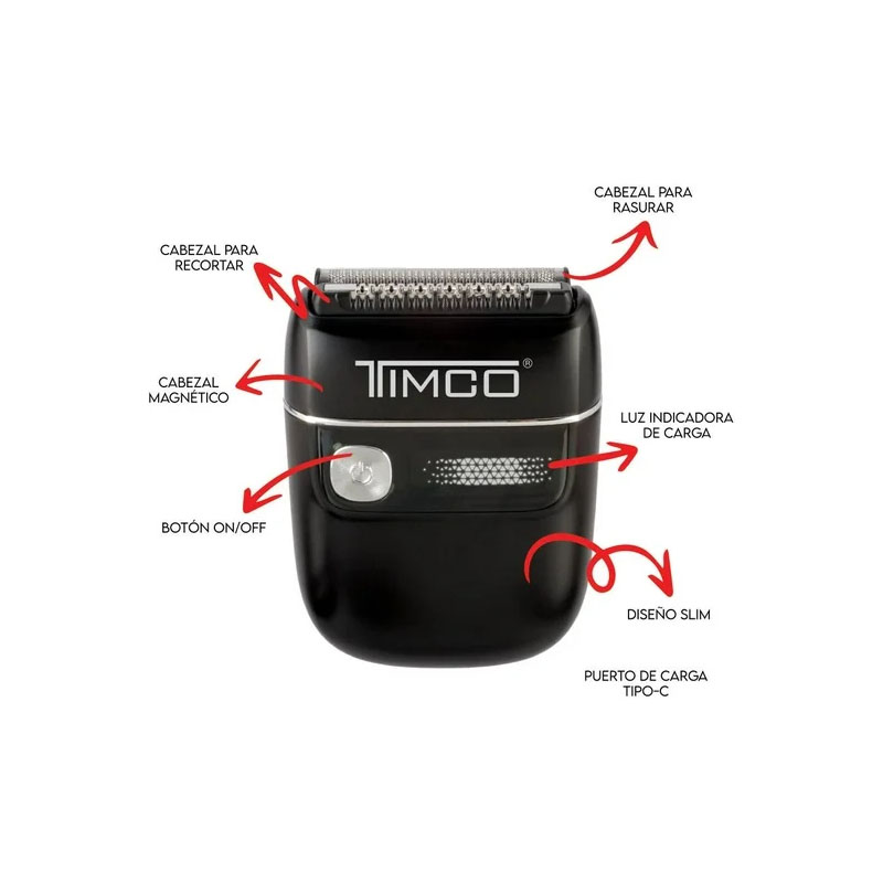Afeitadora Timco Shaver Recargable Mini - Image 3