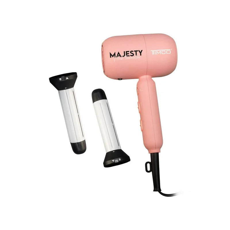 Secadora Estilizador y Rizador Eléctrico Timco Majesty Peach Tourmaline - Image 2