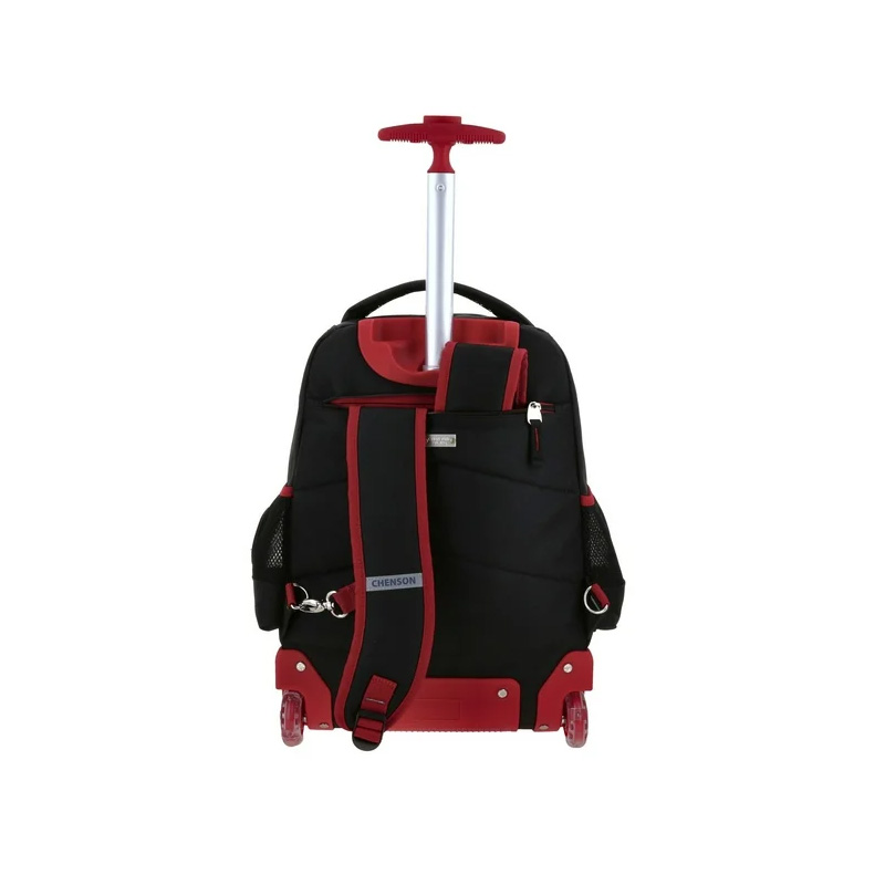 Mochila Con Ruedas y Luces Led Chenson Miles Morales Negro & Rojo - Image 2