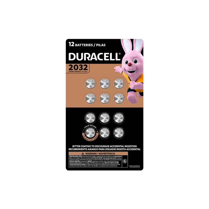 Duracell Pilas de Litio 2032 3V de 12 piezas