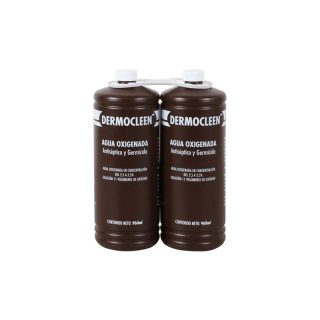 Agua Oxigenada Dermocleen 2 pzas de 960 ml