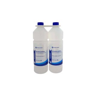 Alcohol Desnaturalizado Members Mark 2 Botellas de 1 L
