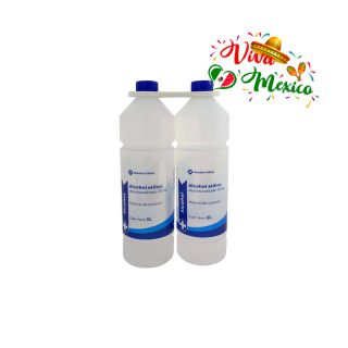 Alcohol Desnaturalizado Members Mark 2 Botellas de 1 L