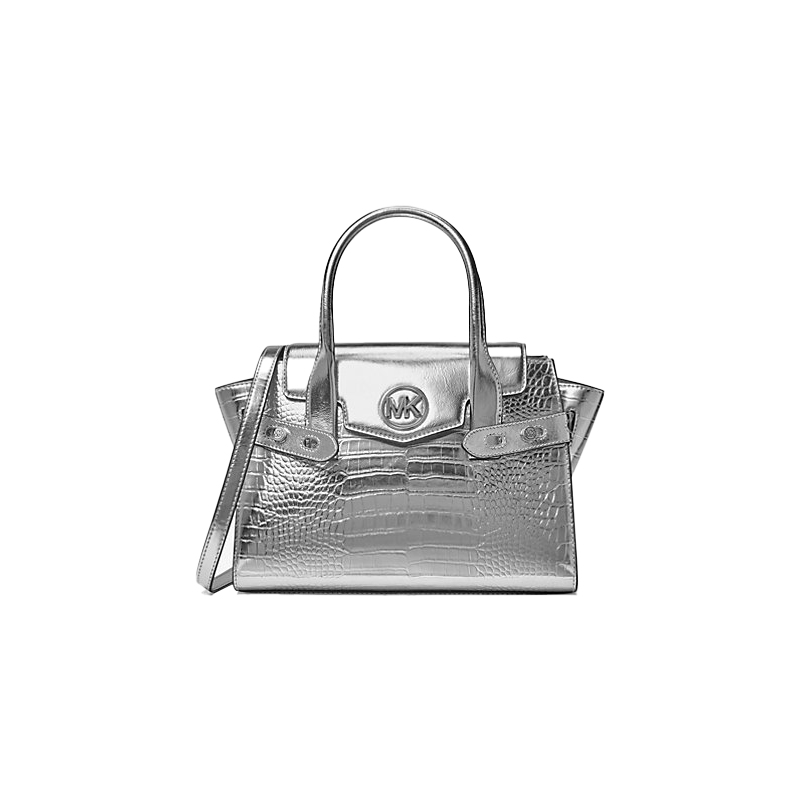 Bolso satchel mediano Carmen metalizado - Image 3