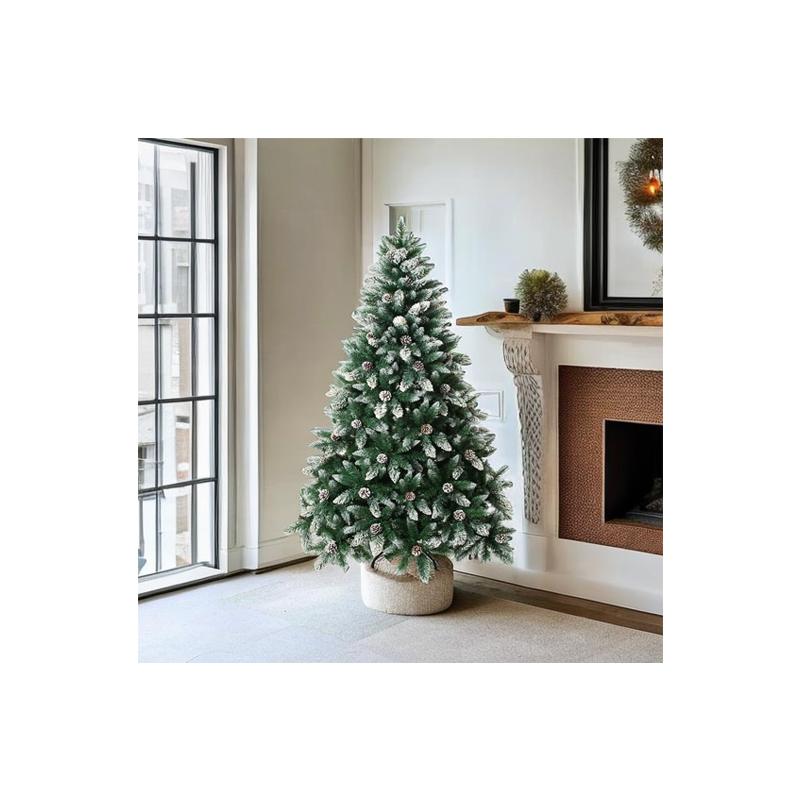 Árbol de Navidad con Luces Integradas y Soporte de Metal - Image 2