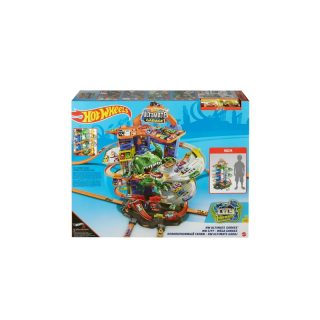 Hot Wheels, Pista de Juguete, City, Garage Extremo