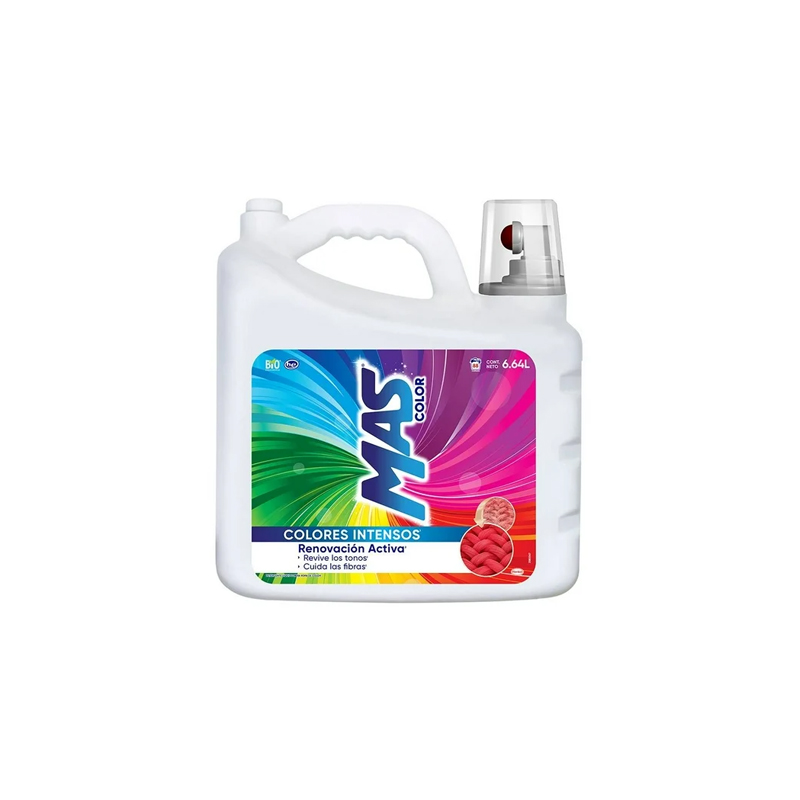 Detergente líquido MAS colores intensos 6.64 l