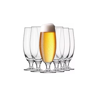 Krosno Juego de 6 Copas para Cerveza de 500 mL