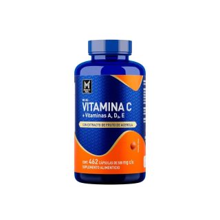 Suplemento Alimenticio Members Mark Vitamina C con Extracto de Fruto de Acerola 462 Cápsulas de 500 mg c/u