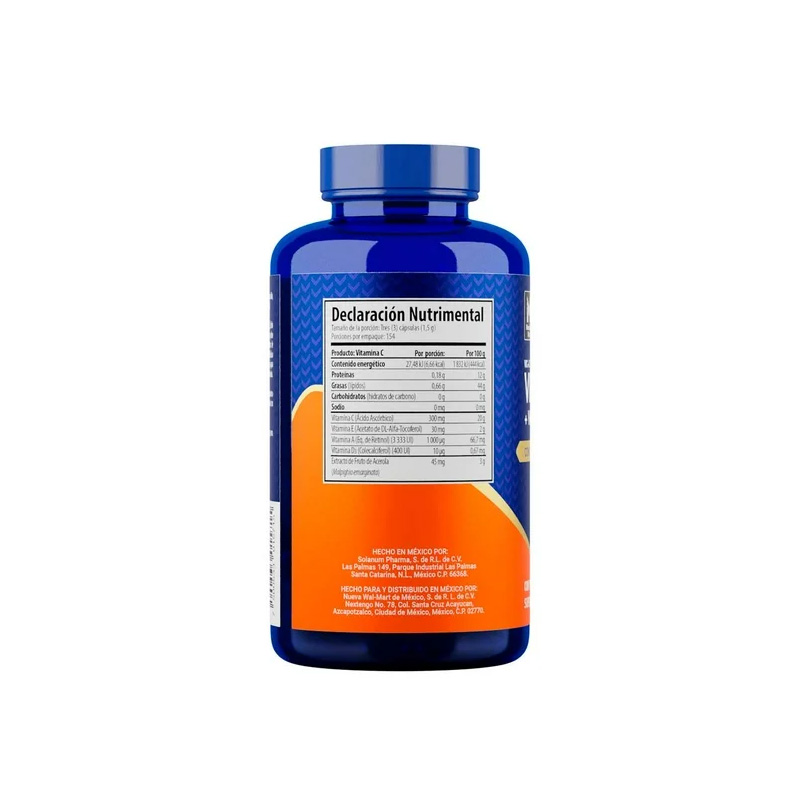 Suplemento Alimenticio Members Mark Vitamina C con Extracto de Fruto de Acerola 462 Cápsulas de 500 mg c/u - Image 2