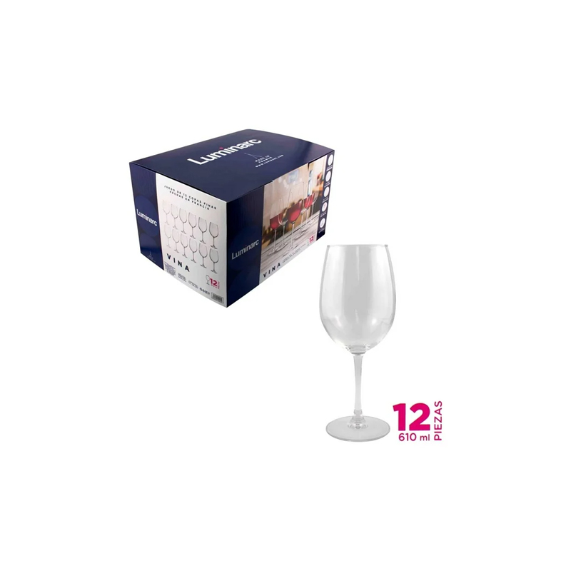Juego de Copas Luminarc Vina 12 pzas - Image 3