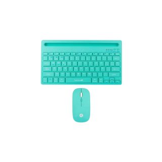 Combo Teclado Inalámbrico Techzone Colors + Mouse Verde