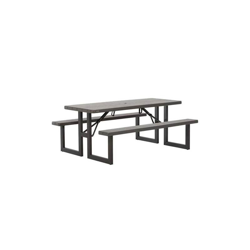 Mesa para Picnic Lifetime Plegable Tipo Madera