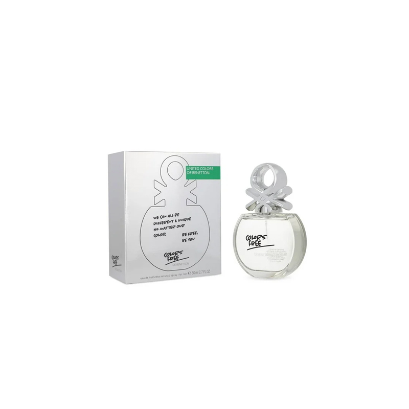 Eau de Toilette Benetton Free Her para Dama 80 ml