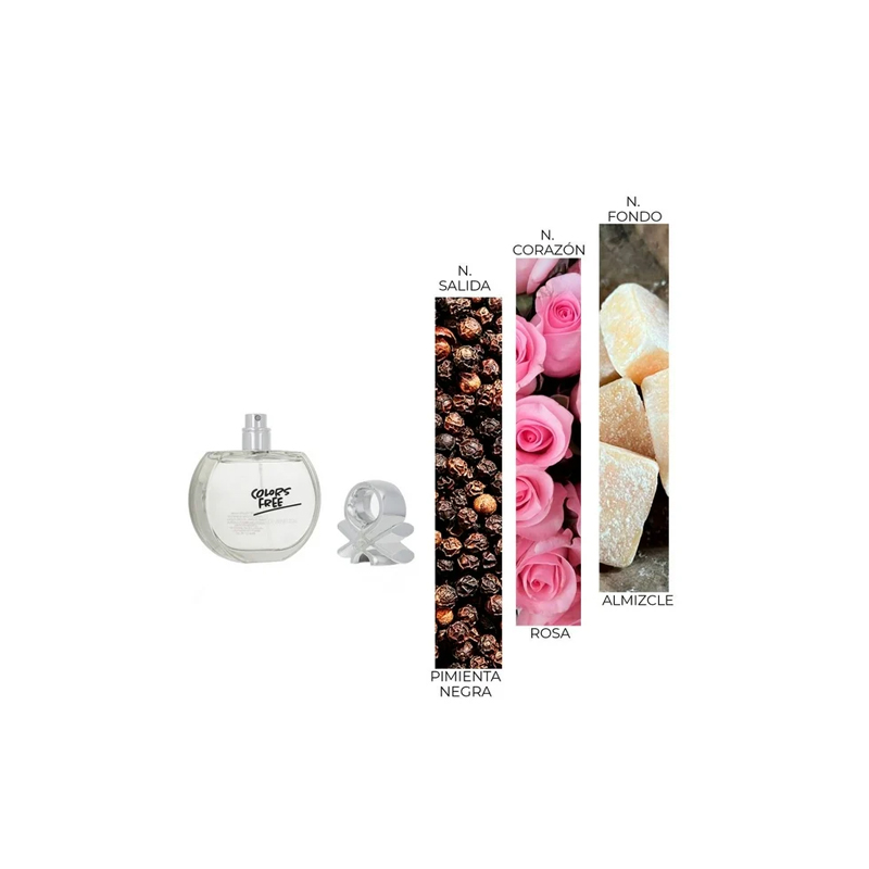 Eau de Toilette Benetton Free Her para Dama 80 ml - Image 3
