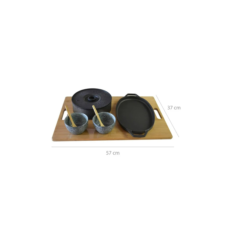 Juego para Fajitas Chefmate con 7 pzas - Image 3